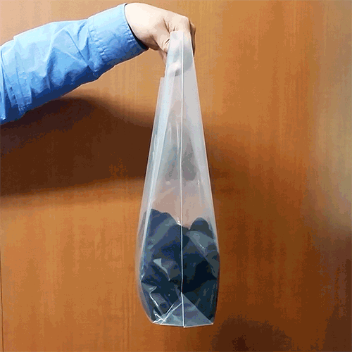LDPE 手提げ袋 (楕円底マチ) / <br>/ 印刷無し袋